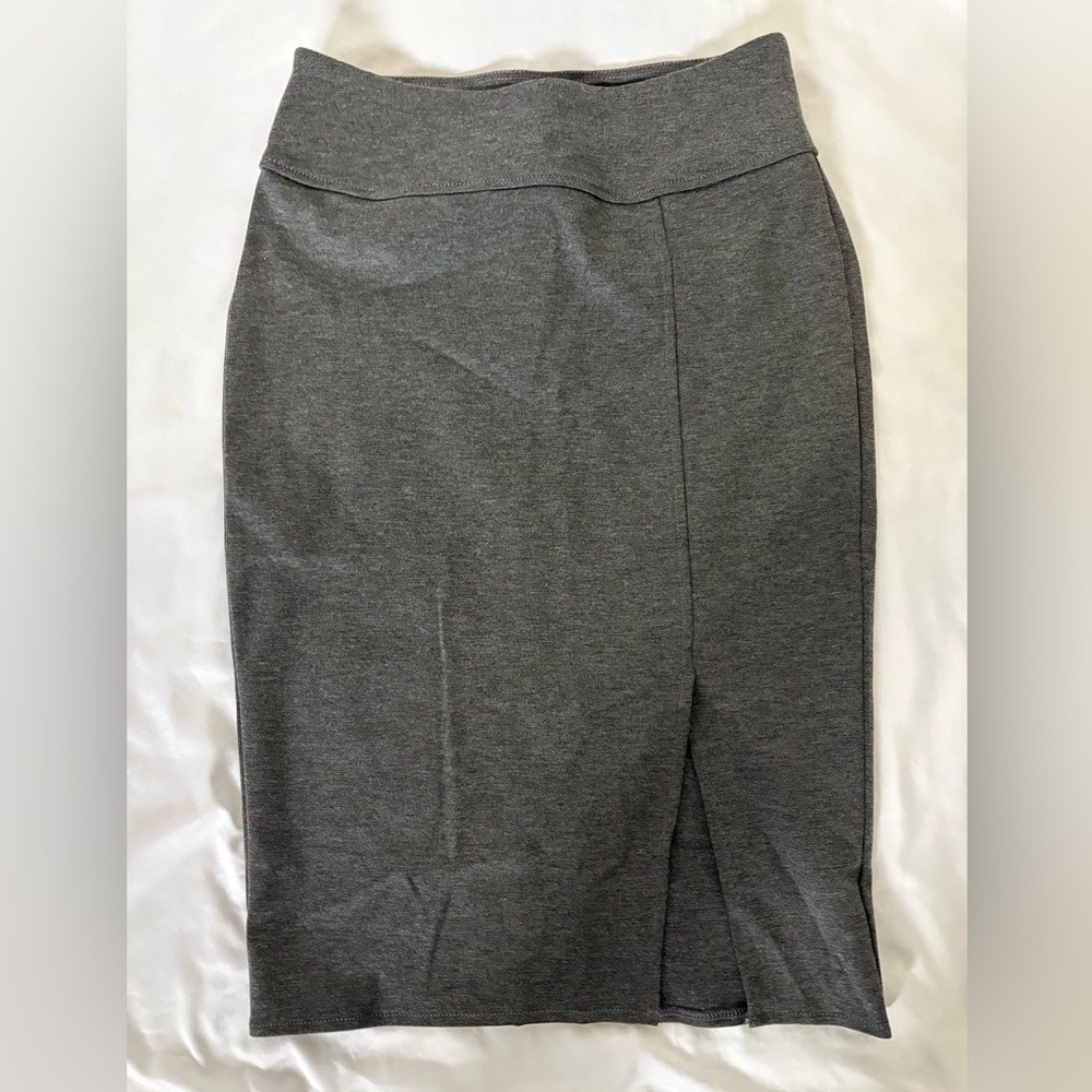 Worthington Charcoal Pencil Skirt